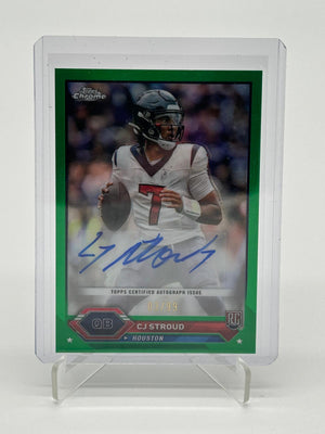 2024 Topps Chrome Football CJ Stroud Auto /99