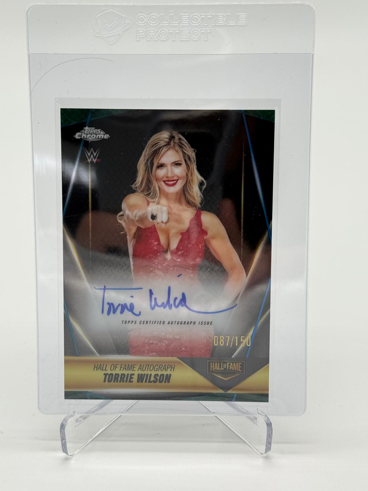 2025 Topps Chrome WWE Torrie Wilson Hall of Fame Autograph 087/150