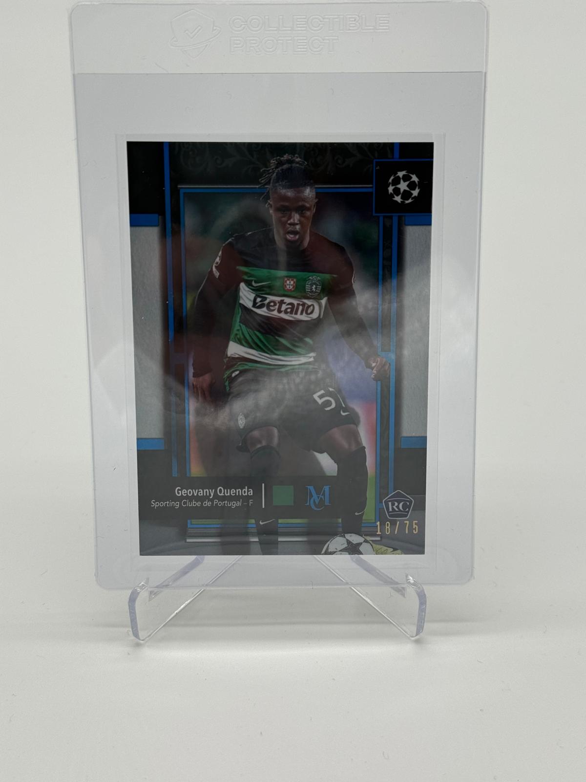 2024-25 Topps Museum UCC Geovanny Quenda RC /75