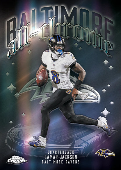 2025 Topps Chrome Football Value Box