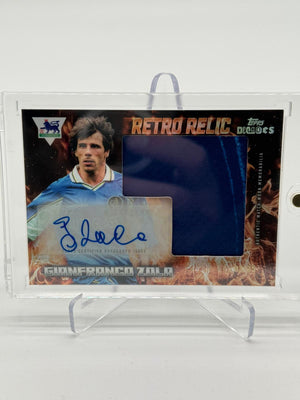 2025 Topps Decades Gianfranco Zola Auto/Relic 02/25