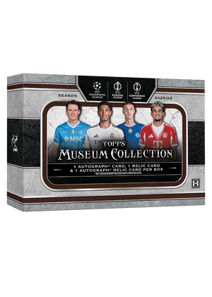 2025-26 Topps Museum UCC Hobby Box Case Break (8 Boxen) | PYT#17