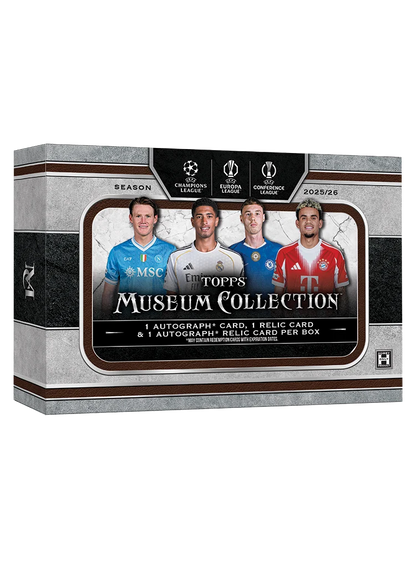 2025-26 Topps Museum UCC Hobby Box Case Break (8 Boxen) | PYT#17