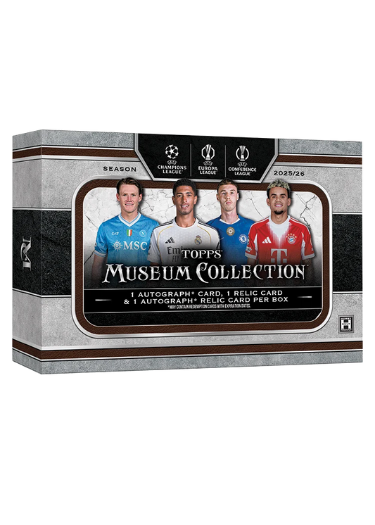 2025-26 Topps Museum UCC Hobby Box Case Break (8 Boxen) | PYT#17