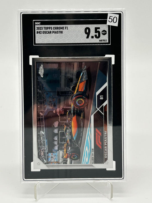 2023 Topps Chrome F1 - Oscar Piastri SGC 9,5