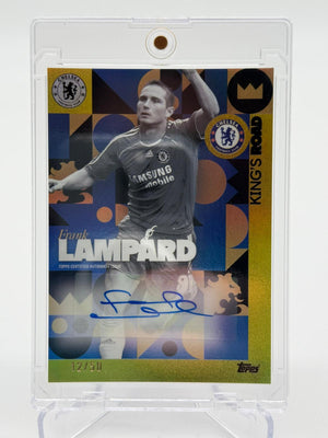 2024 Topps FC Chelsea Team Set Frank Lampard Autogramm 12/50