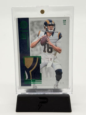 2017 Panini Jared Goff Relic 3/5