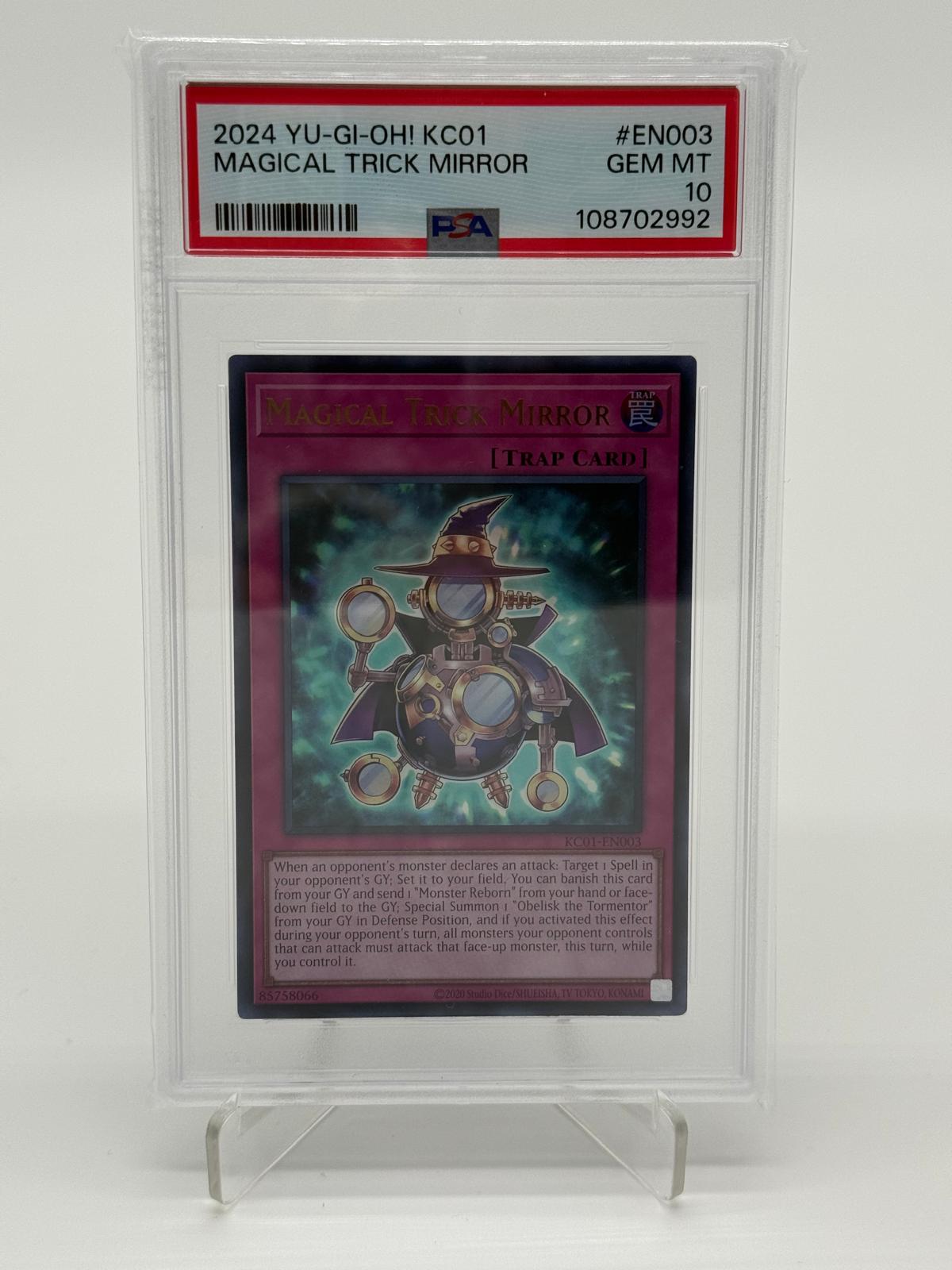 2024 YU-GI-OH! KC01-EN003 Magical Trick Mirror PSA 10