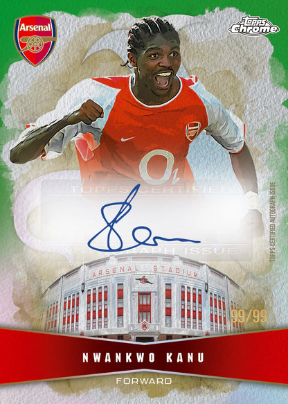 2025-26 Topps Chrome Arsenal Deck Box