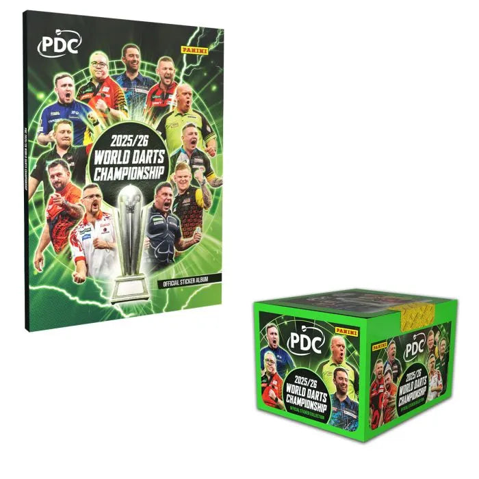 2025/26 Panini PDC World Darts Championship Hardcover Box-Bundle (SEALED)