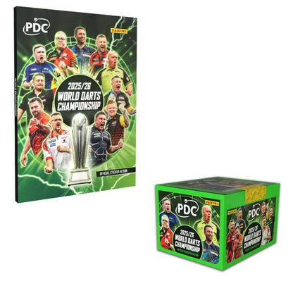 2025/26 Panini PDC World Darts Championship Hardcover Box-Bundle (SEALED)