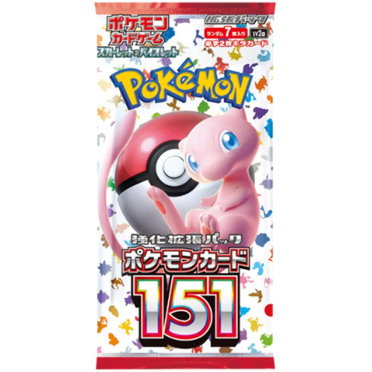 1x Booster Pokémon 151 sv2a JP