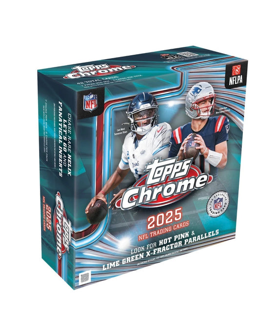 2025 Topps Chrome Football Mega Box