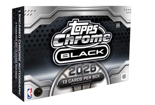 2025-26 Topps Chrome Black Basketball Hobby Box