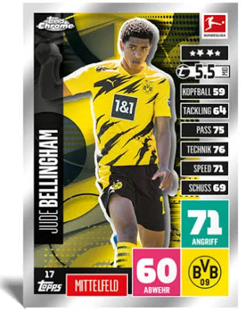 1x EINZELPACK: 2020-21 Topps Match Attax Chrome Bundesliga (LIVEBREAK)
