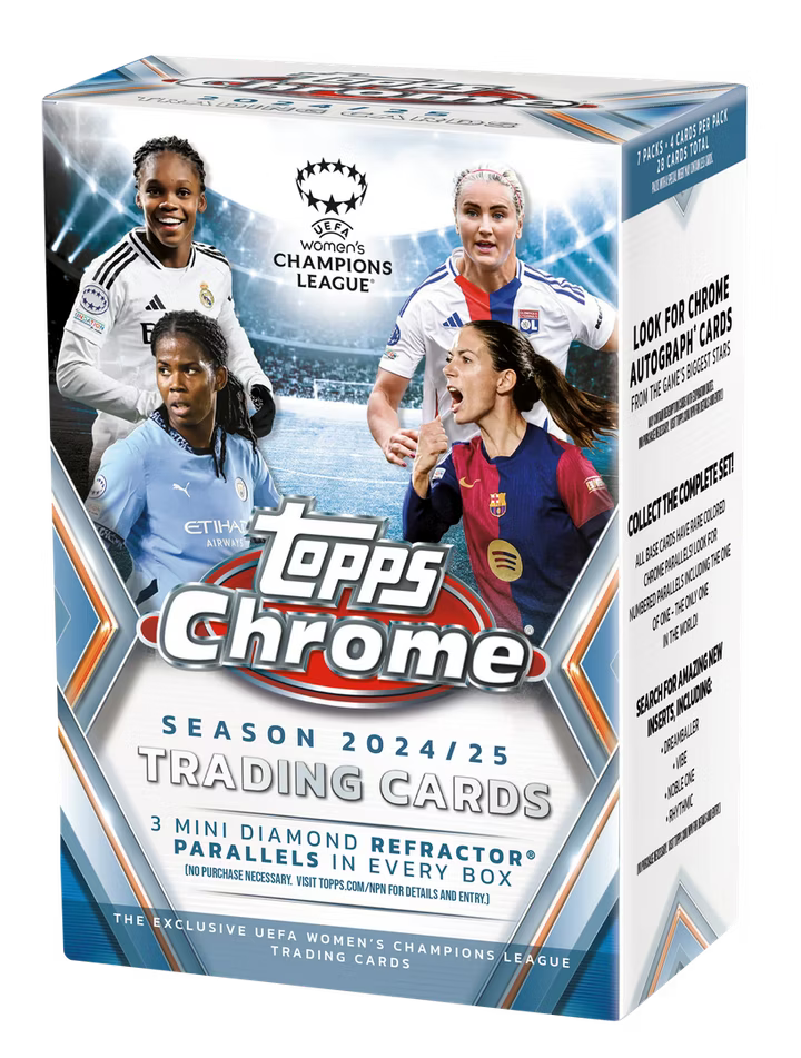 2024-25 Topps Chrome UEFA Women´s Champions League Value Box