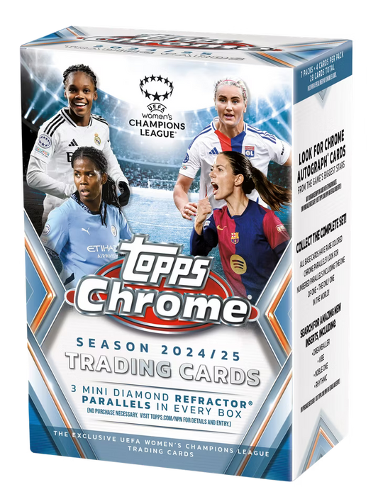 2024-25 Topps Chrome UEFA Women´s Champions League Value Box